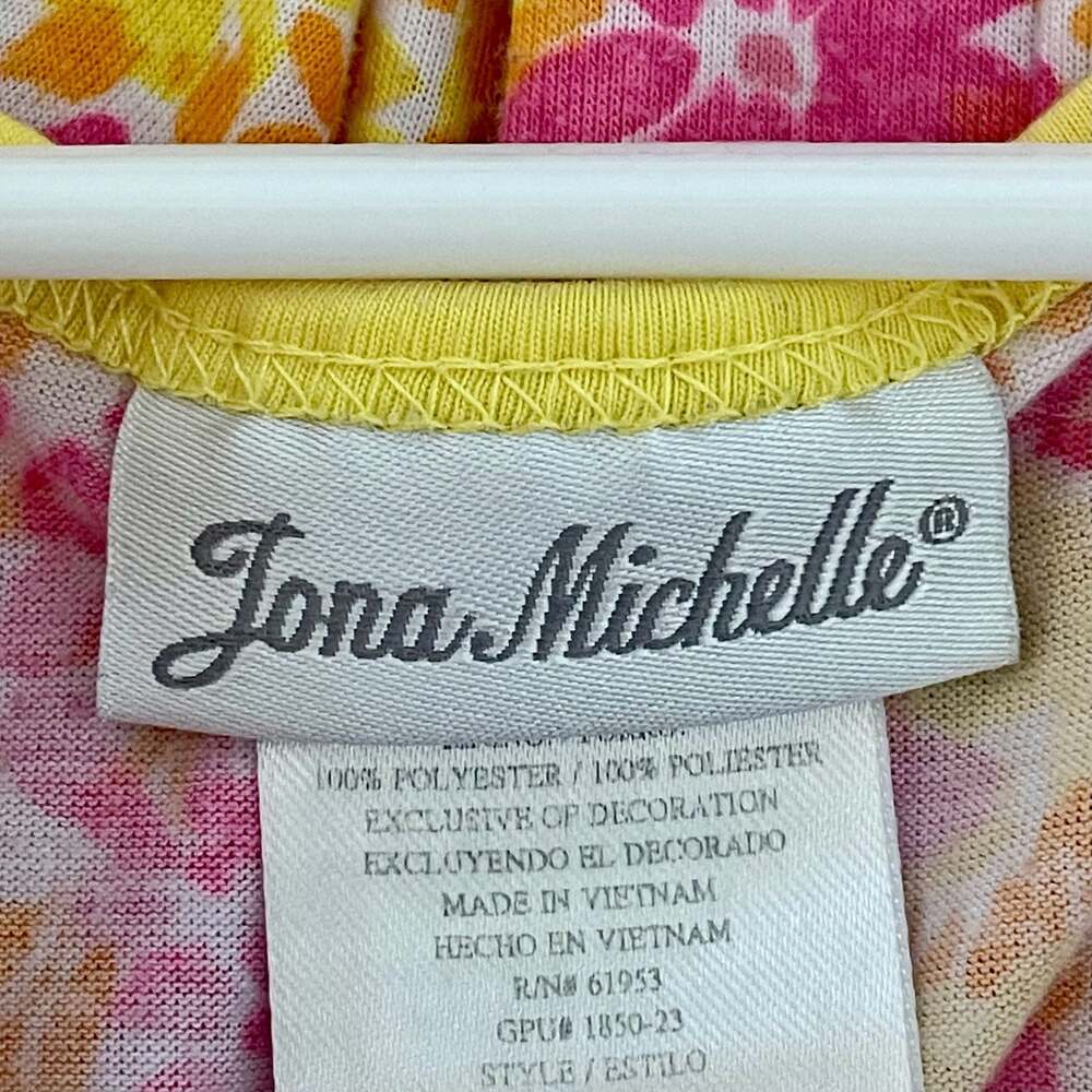 Jona Michelle Toddler 4T Floral Ruffle Front Tiered Dress - Picture 3 of 5